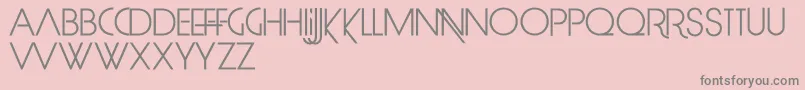 LimitBreak Font – Gray Fonts on Pink Background