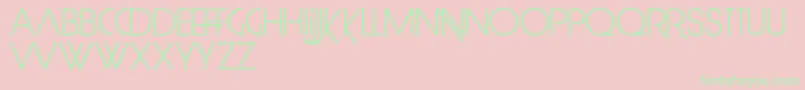 LimitBreak Font – Green Fonts on Pink Background