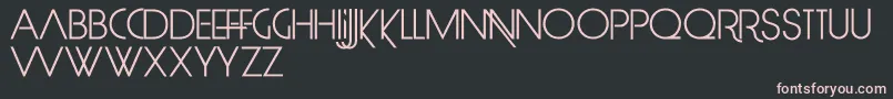 LimitBreak Font – Pink Fonts on Black Background