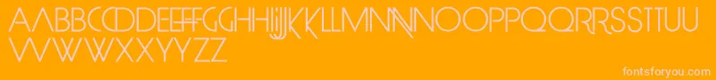 LimitBreak Font – Pink Fonts on Orange Background