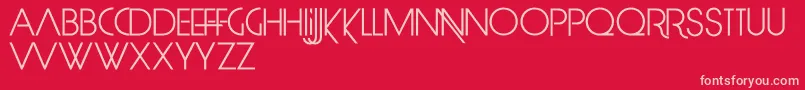 LimitBreak Font – Pink Fonts on Red Background