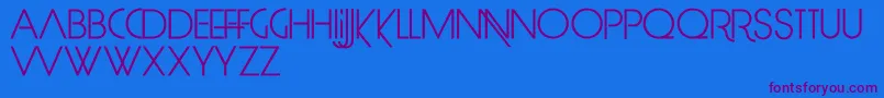 LimitBreak Font – Purple Fonts on Blue Background