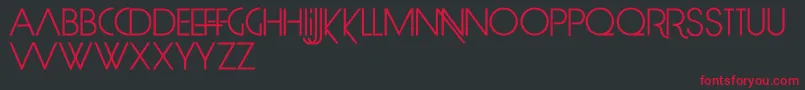 LimitBreak Font – Red Fonts on Black Background