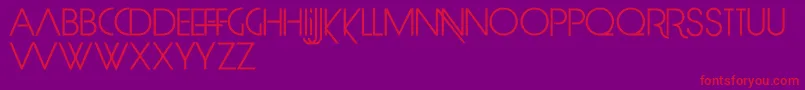 LimitBreak Font – Red Fonts on Purple Background