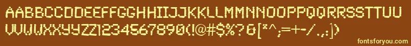 Más sobre la fuente Dirty48Bold fuente Dirty48Bold – Fuentes Amarillas Sobre Fondo Marrón