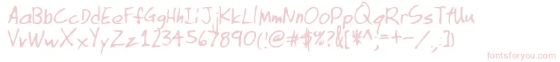 OrindaRegular-Schriftart – Rosa Schriften