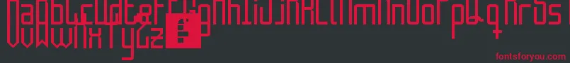 TheEnemyIsPublic Font – Red Fonts on Black Background