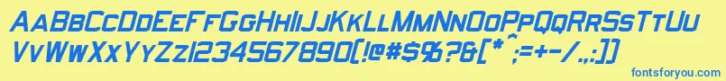 More about NorfolkItalic Font NorfolkItalic Font – Blue Fonts on Yellow Background
