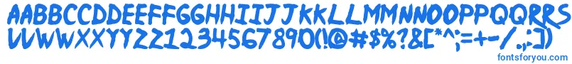 Njnaruto Font – Blue Fonts