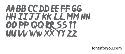 Обзор шрифта Njnaruto