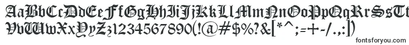 Шрифт CyrillicgothMedium – элегантные шрифты