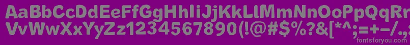 CutrimsRegular-Schriftart – Graue Schriften auf violettem Hintergrund