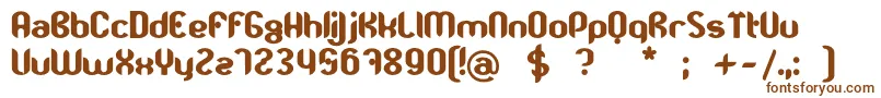 TjkmoostGras Font – Brown Fonts