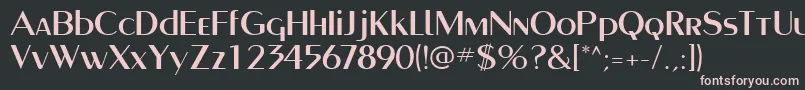 PaqueteSsi Font – Pink Fonts on Black Background