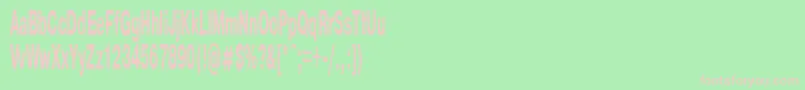 Lisätietoja PragmaticaBold40b-fontista PragmaticaBold40b-fontti – vaaleanpunaiset fontit vihreällä taustalla
