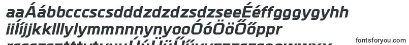 Шрифт MetralExtrabolditalic – венгерские шрифты