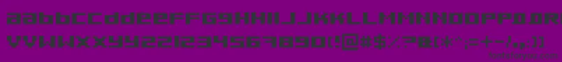 Pixeldub Font – Black Fonts on Purple Background