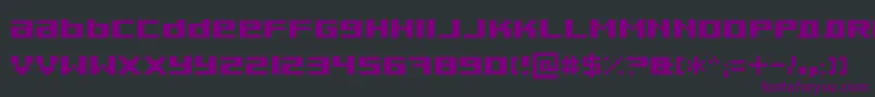 Pixeldub Font – Purple Fonts on Black Background