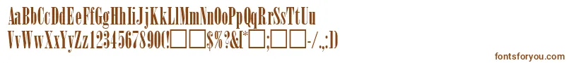 WinsomsskRegular Font – Brown Fonts on White Background