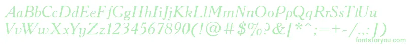 AcademiaItalic Font – Green Fonts