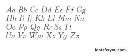 Обзор шрифта AcademiaItalic