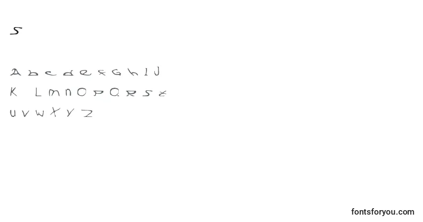 Шрифт Submerge – алфавит, цифры, специальные символы