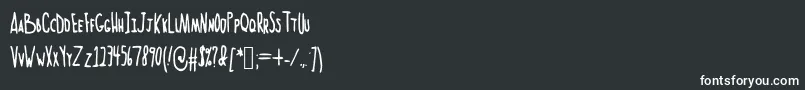 Norteaatallhand Font – White Fonts