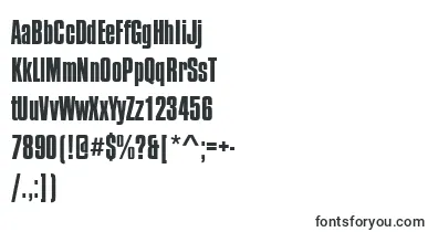 CompactaD font