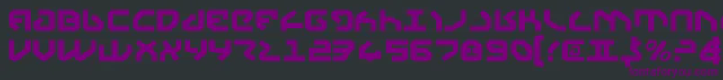 Yahrenv2 Font – Purple Fonts on Black Background