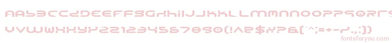 YukonTechExpanded Font – Pink Fonts on White Background