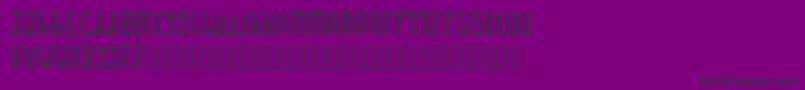 フォントUptownFunk – 紫の背景に黒い文字