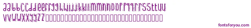 UptownFunk Font – Purple Fonts on White Background