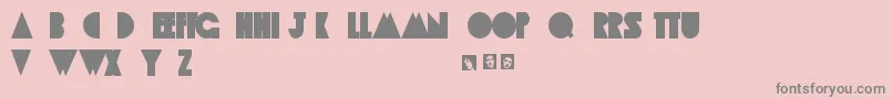 AppleTree Font – Gray Fonts on Pink Background