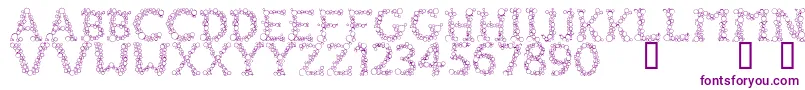 FizzoRegular Font – Purple Fonts on White Background