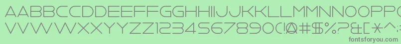 Vv2nightclub Font – Gray Fonts on Green Background