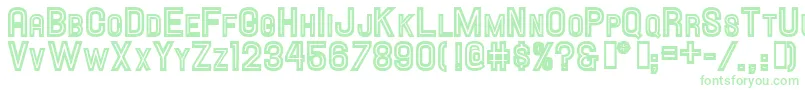 HallandaleScInlineJl Font – Green Fonts