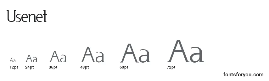 Usenet Font Sizes
