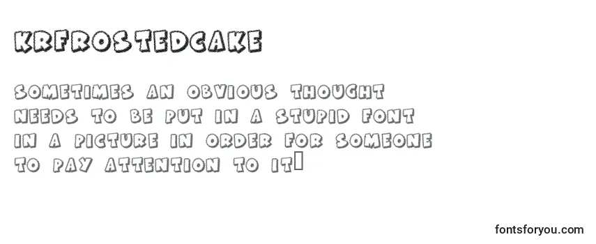 Review of the KrFrostedCake Font