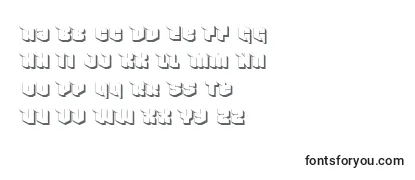 Review of the NowyGeroy4fShadow Font