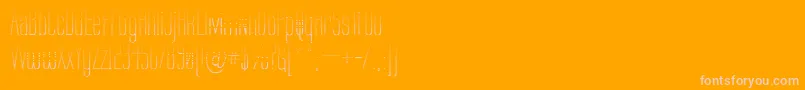 Labtg Font – Pink Fonts on Orange Background