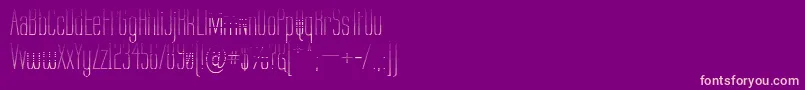 Labtg Font – Pink Fonts on Purple Background