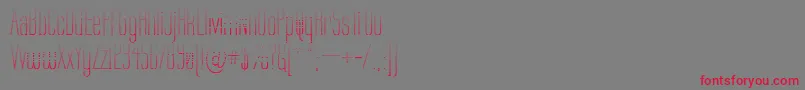 Labtg Font – Red Fonts on Gray Background