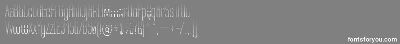 Labtg Font – White Fonts on Gray Background