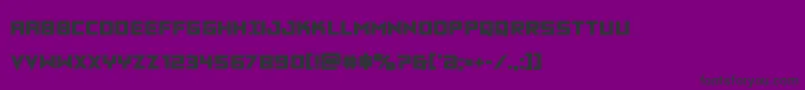 Vikingsquadbold Font – Black Fonts on Purple Background