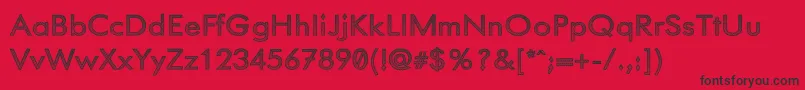 Phoenixarise Font – Black Fonts on Red Background