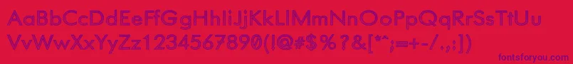 Phoenixarise Font – Purple Fonts on Red Background