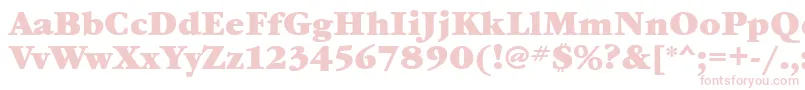 GaramondbookettBold Font – Pink Fonts on White Background