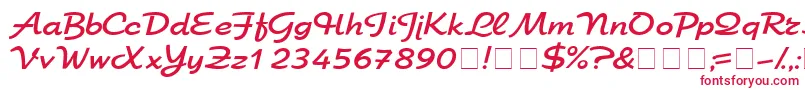 SanasoftChroma.Kz Font – Red Fonts