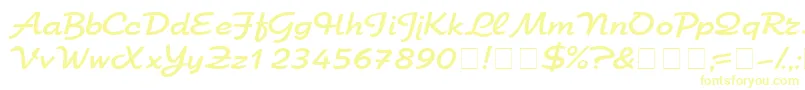 SanasoftChroma.Kz Font – Yellow Fonts