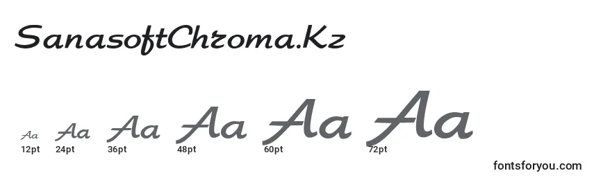 SanasoftChroma.Kz Font Sizes